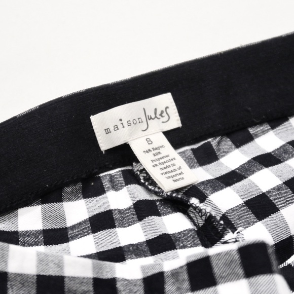 Maison Jules Checkered Pants - Picture 4 of 6